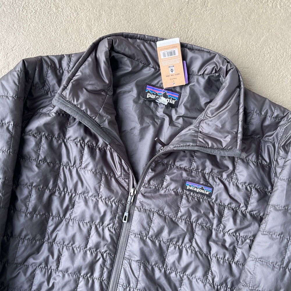 NWT! Patagonia Mens Nano Puff Jacket Forge Grey 84212 Large PrimaLoft Insulated - Picture 2 of 8